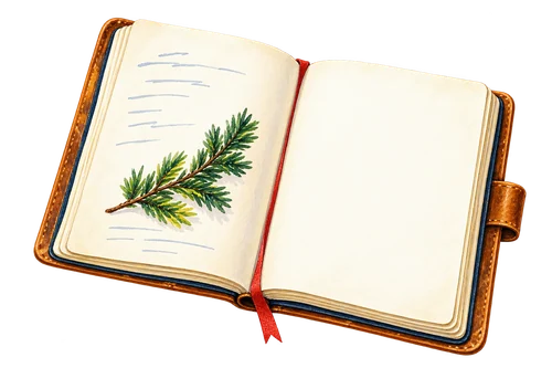 Illustrated travel notebook