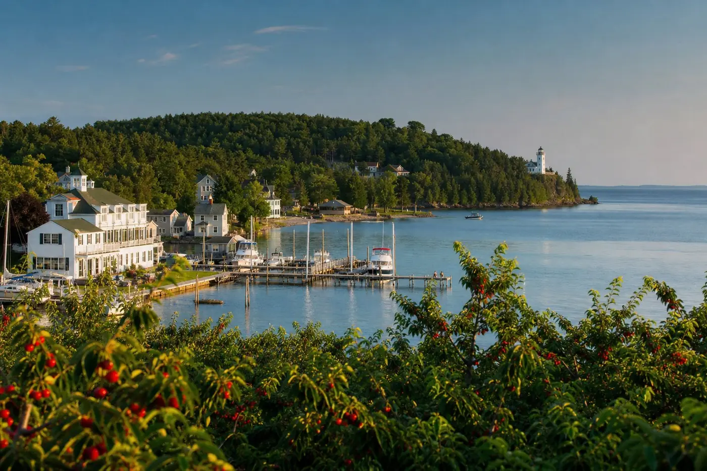 A quiet lake-town weekend getaway